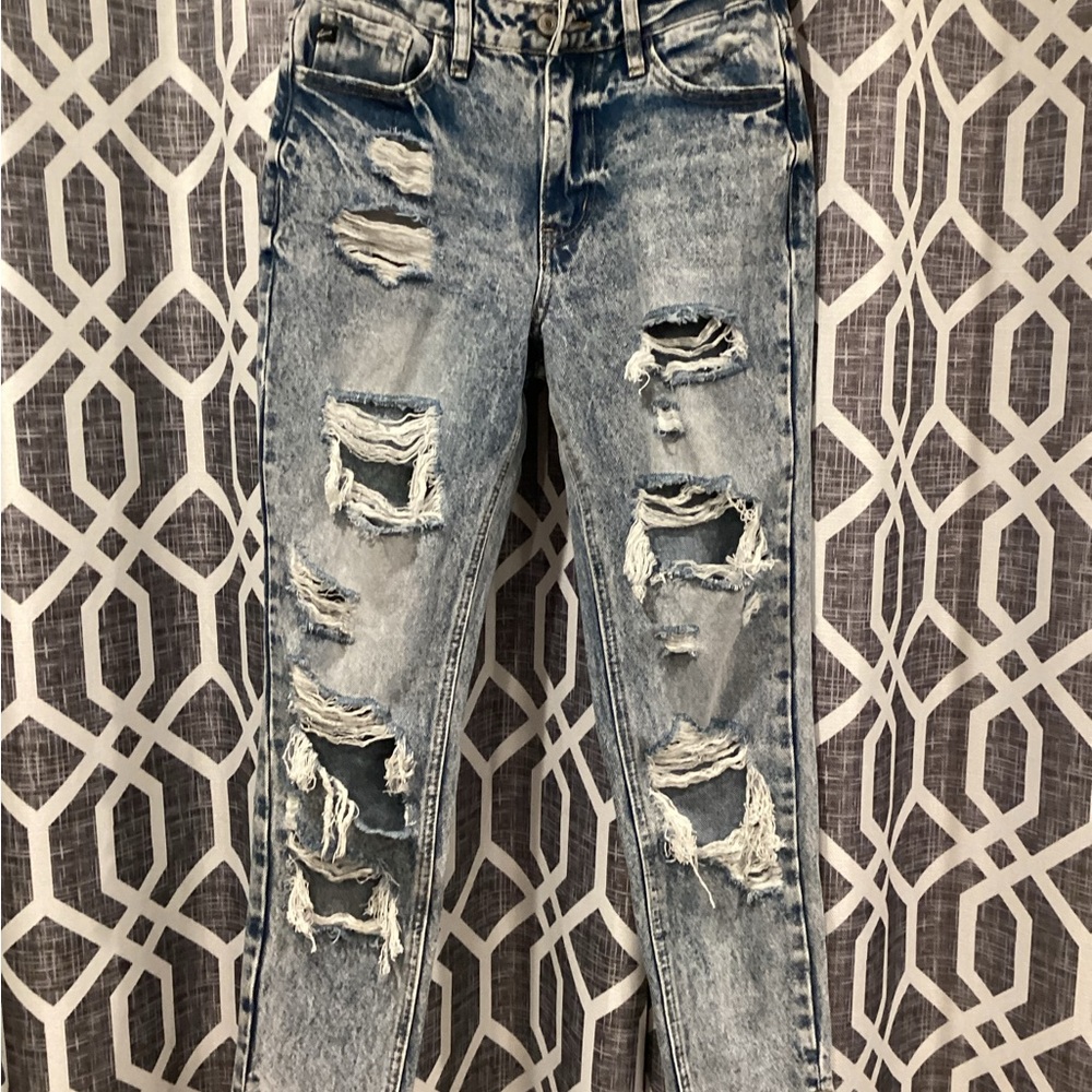 Kancan Estilo Distressed Acid Washed Jeans size 0/23